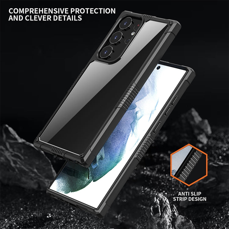 For Samsung Galaxy S23+ 5G iPAKY Transparent PC + TPU Shockproof Phone Case