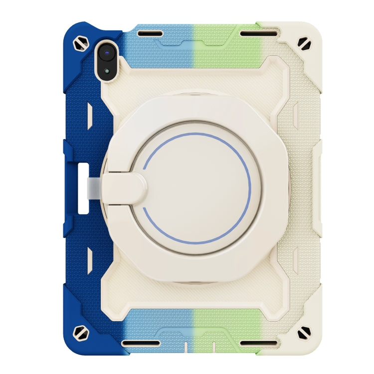 For iPad 10th Gen 10.9 2022 Armor Contrast Color Silicone + PC Tablet Case