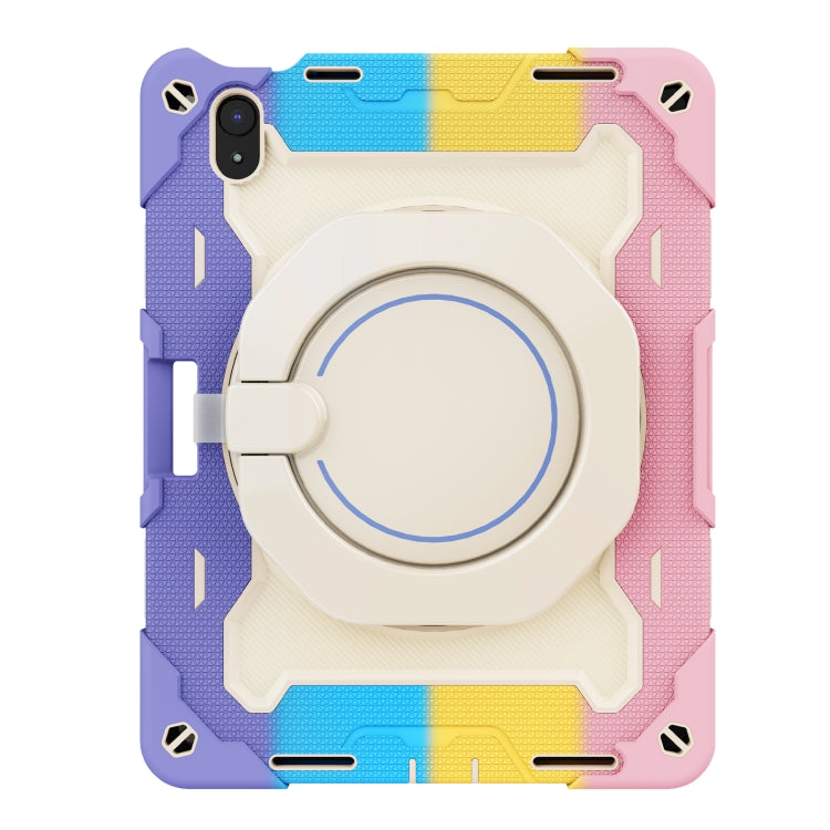 For iPad 10th Gen 10.9 2022 Armor Contrast Color Silicone + PC Tablet Case