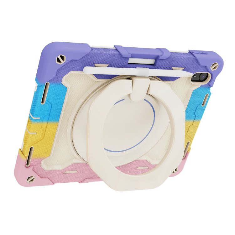 For iPad 10th Gen 10.9 2022 Armor Contrast Color Silicone + PC Tablet Case