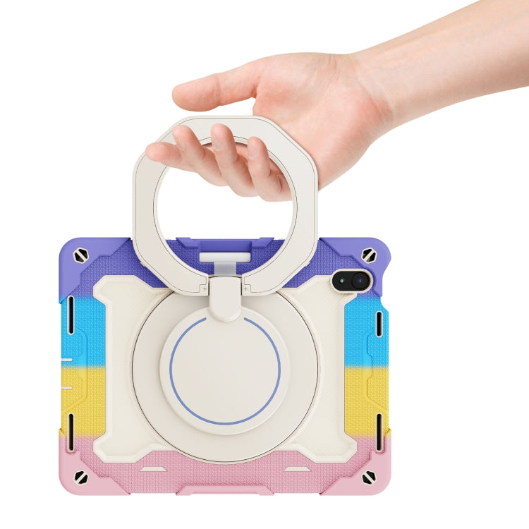 For iPad 10th Gen 10.9 2022 Armor Contrast Color Silicone + PC Tablet Case