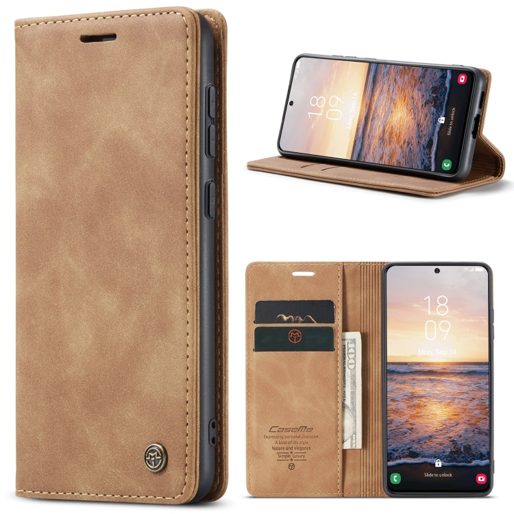 For Samsung Galaxy S23 5G CaseMe 013 Multifunctional Horizontal Flip Leather Phone Case