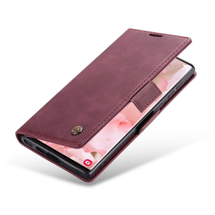 For Samsung Galaxy S23 Ultra 5G CaseMe 013 Multifunctional Horizontal Flip Leather Phone Case