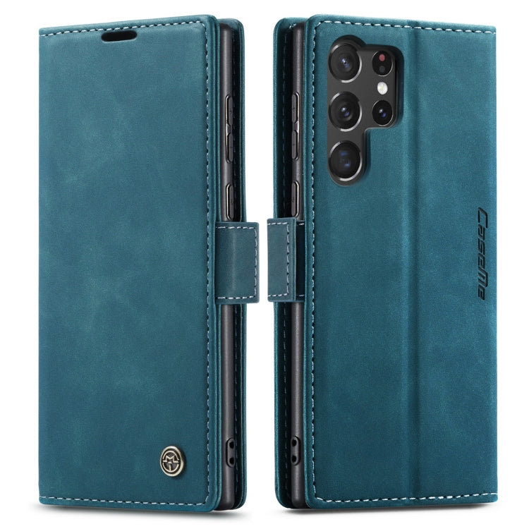 For Samsung Galaxy S23 Ultra 5G CaseMe 013 Multifunctional Horizontal Flip Leather Phone Case