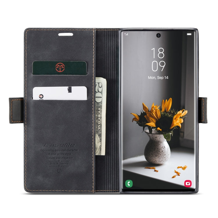 For Samsung Galaxy S23 Ultra 5G CaseMe 013 Multifunctional Horizontal Flip Leather Phone Case