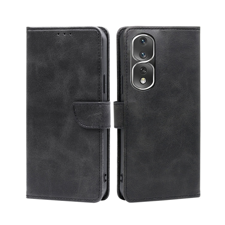 For Honor 80 Pro Calf Texture Buckle Flip Leather Phone Case