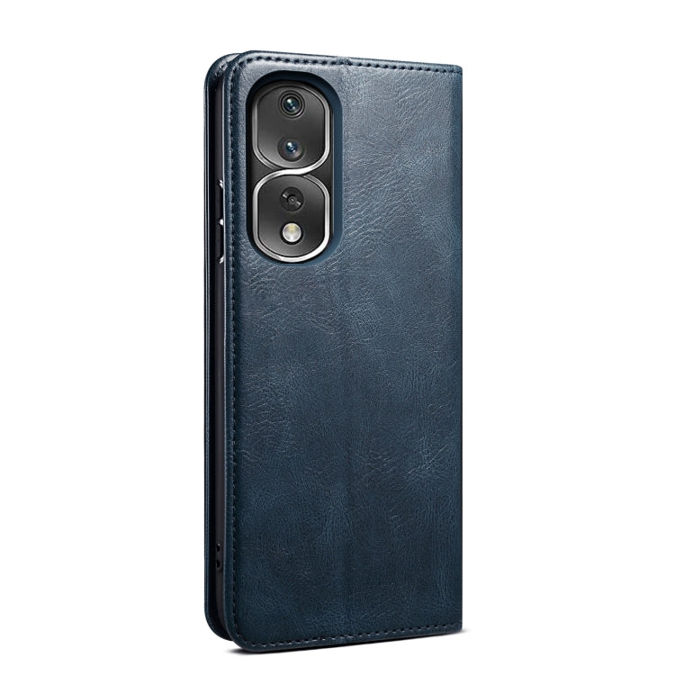 For Honor 80 Pro Oil Wax Crazy Horse Texture Leather Phone Case