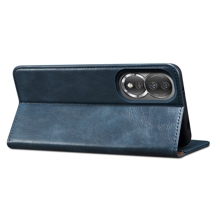 For Honor 80 Oil Wax Crazy Horse Texture Leather Phone Case