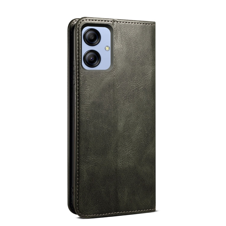 For Samsung Galaxy A04e Oil Wax Crazy Horse Texture Leather Phone Case