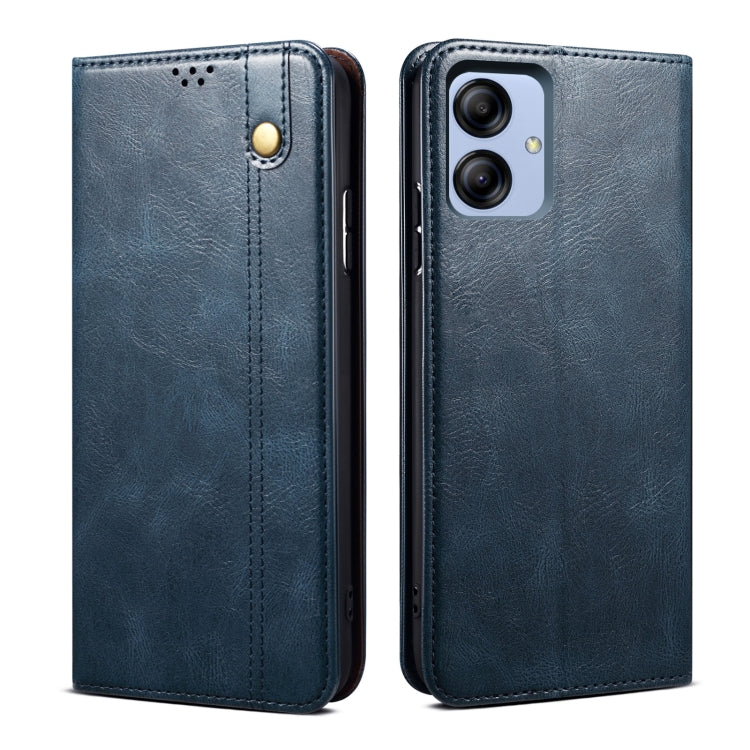 For Samsung Galaxy A04e Oil Wax Crazy Horse Texture Leather Phone Case