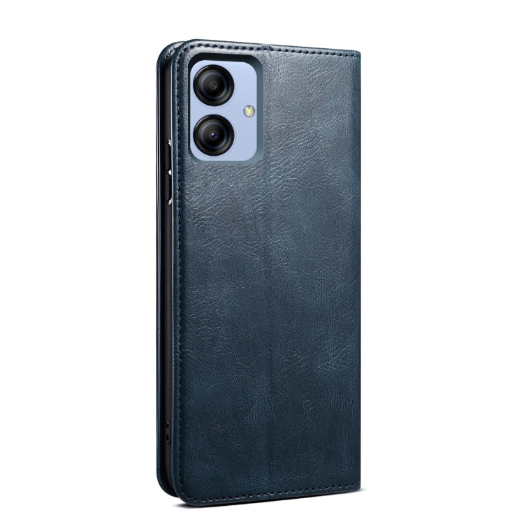 For Samsung Galaxy A04e Oil Wax Crazy Horse Texture Leather Phone Case