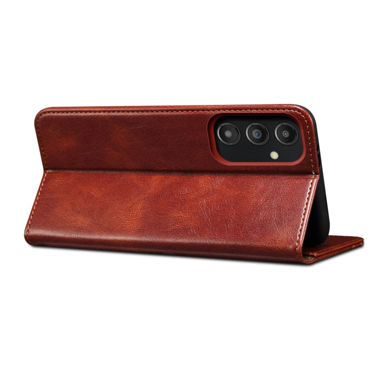For Samsung Galaxy A14 5G Oil Wax Crazy Horse Texture Leather Phone Case