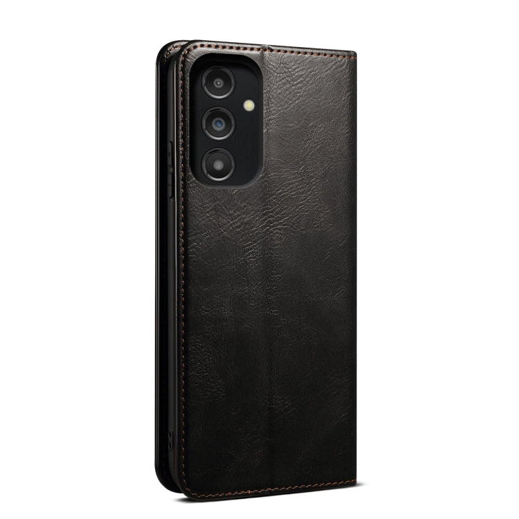 For Samsung Galaxy A14 5G Oil Wax Crazy Horse Texture Leather Phone Case