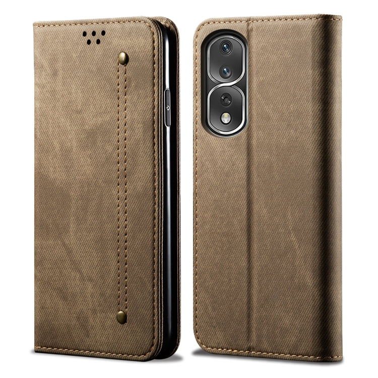 For Honor 80 Pro Denim Texture Leather Phone Case