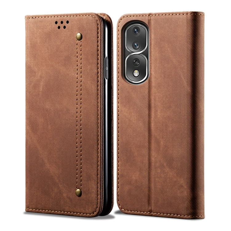 For Honor 80 Pro Denim Texture Leather Phone Case