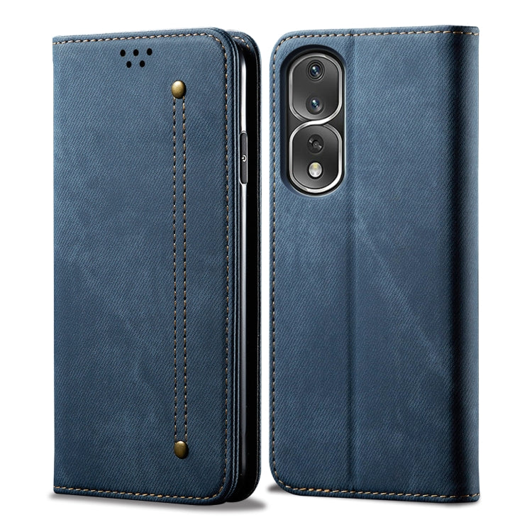For Honor 80 Pro Denim Texture Leather Phone Case