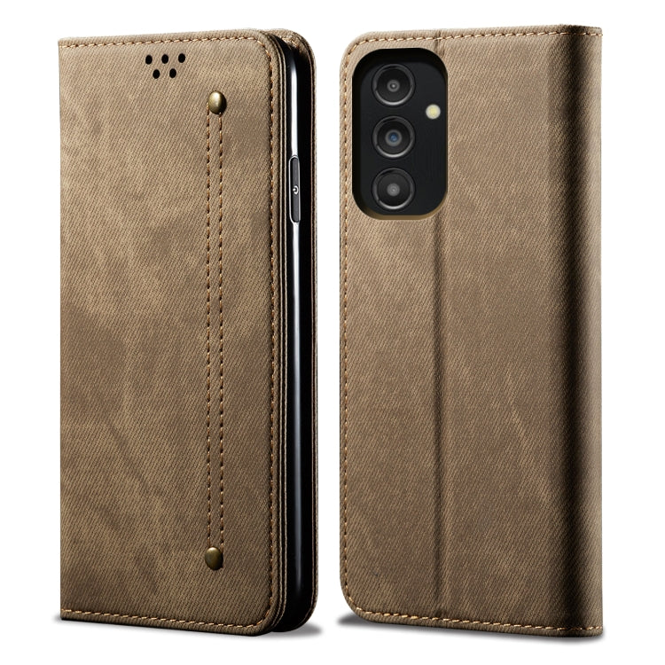 For Samsung Galaxy A14 5G Denim Texture Leather Phone Case