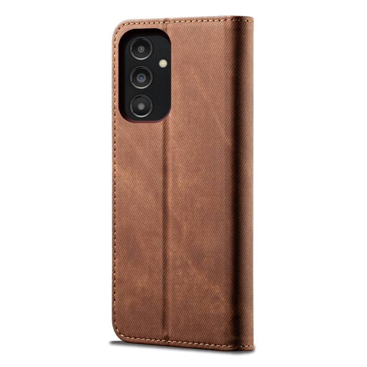 For Samsung Galaxy A14 5G Denim Texture Leather Phone Case
