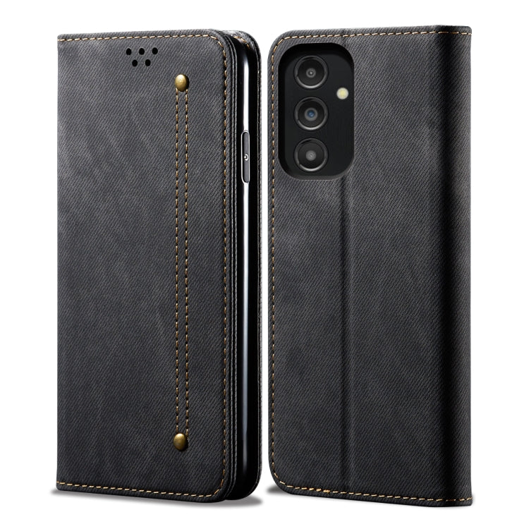 For Samsung Galaxy A14 5G Denim Texture Leather Phone Case