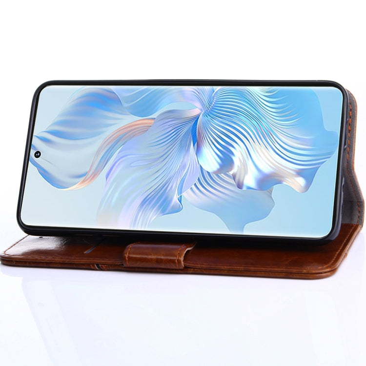 For Honor 80 Geometric Stitching Horizontal Flip Leather Phone Case