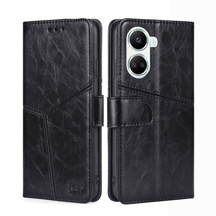For Huawei nova 10 SE Geometric Stitching Horizontal Flip Leather Phone Case