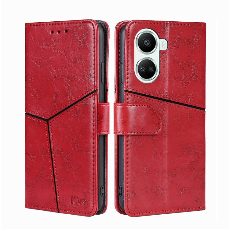 For Huawei nova 10 SE Geometric Stitching Horizontal Flip Leather Phone Case