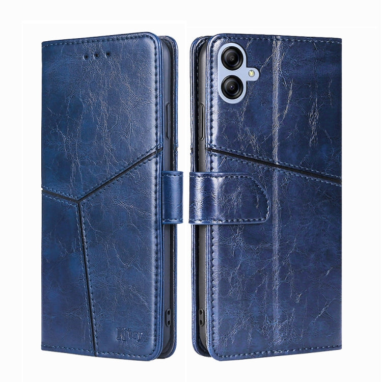 For Samsung Galaxy A04e 4G Geometric Stitching Horizontal Flip Leather Phone Case
