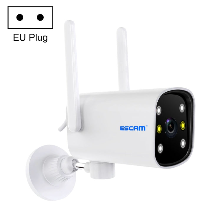 ESCAM PT301 3MP 1296P HD Indoor Wireless PTZ IP Camera IR Night Vision AI Humanoid Detection Home Security CCTV Monitor, Plug Type:EU Plug(White)