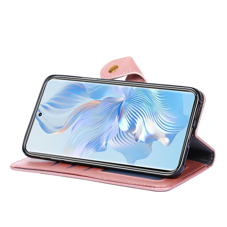 For vivo X90 Zipper Bag Leather Phone Case