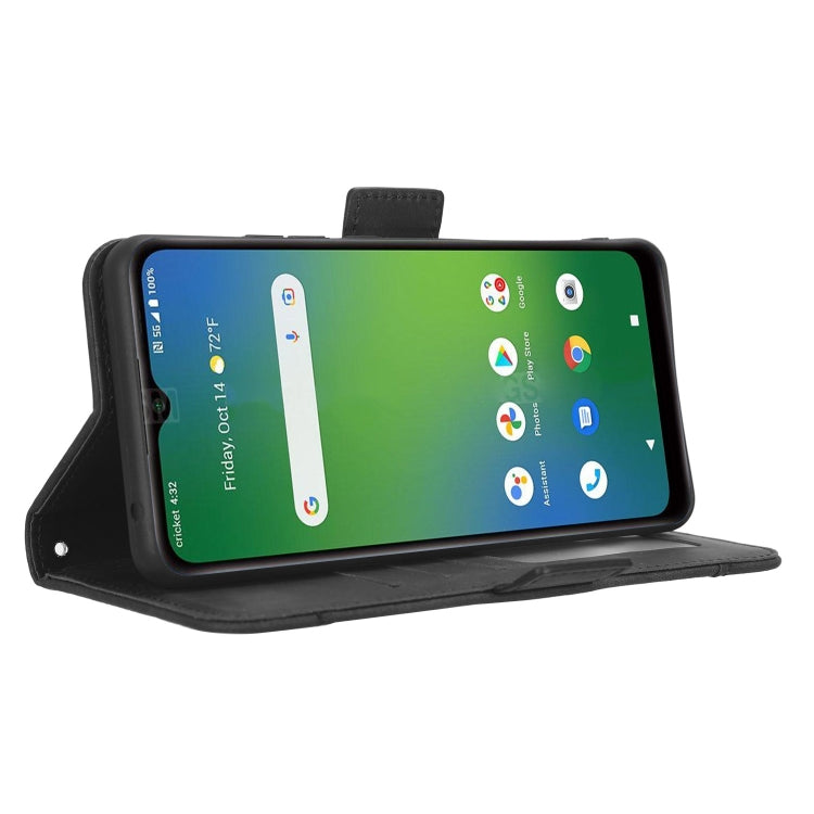 For Cricket Icon 4 Skin Feel Calf Texture Card Slots Leather Phone Case