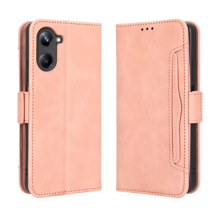 For Realme 10 4G Skin Feel Calf Texture Card Slots Leather Phone Case