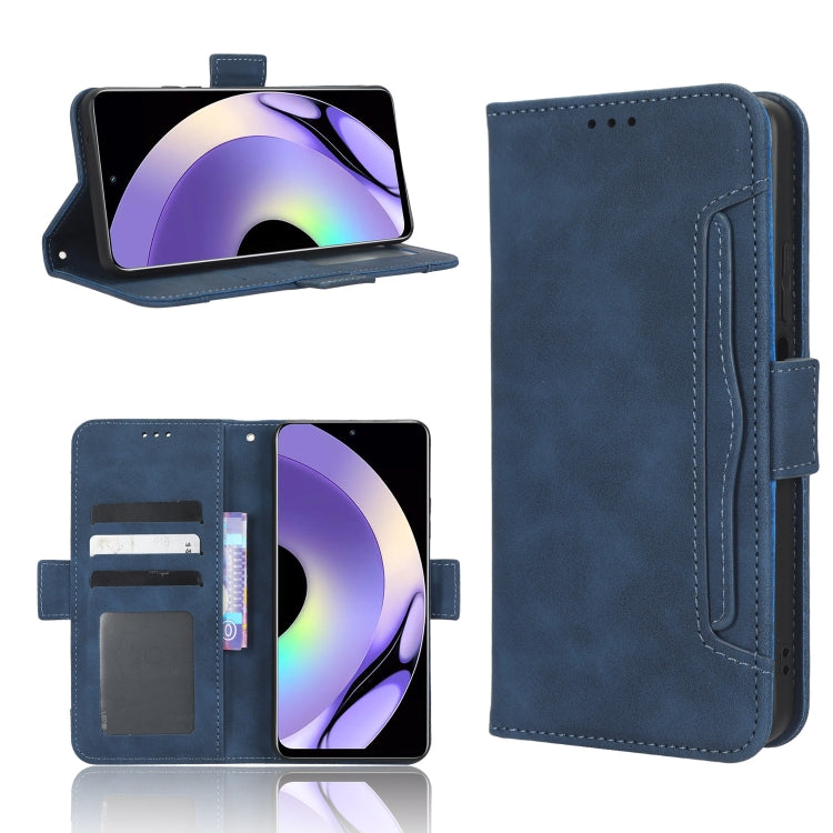 For Realme 10 Pro Skin Feel Calf Texture Card Slots Leather Phone Case