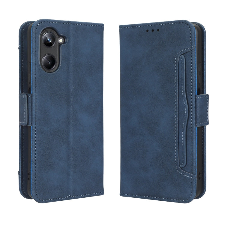 For Realme 10 Pro Skin Feel Calf Texture Card Slots Leather Phone Case