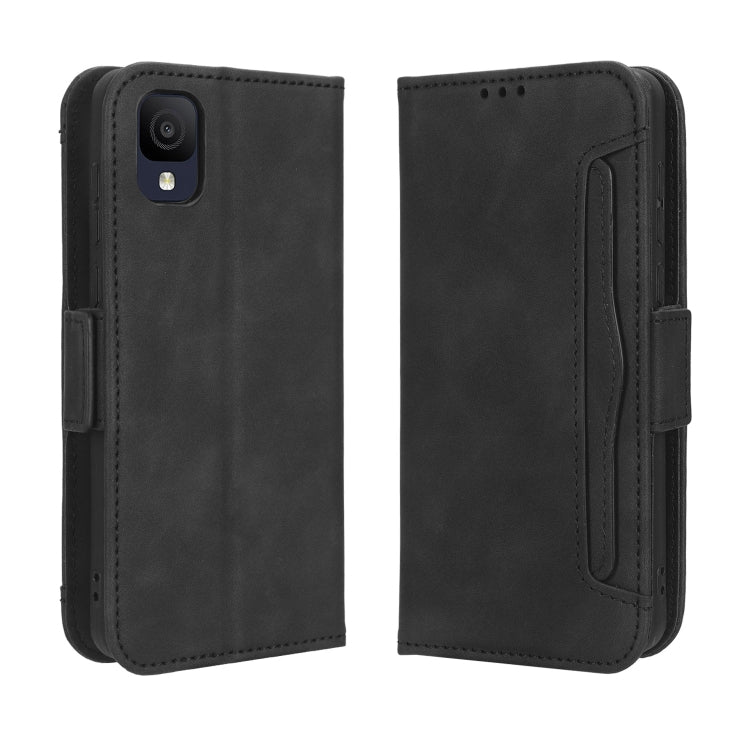 For TCL ION Z Skin Feel Calf Texture Card Slots Leather Phone Case