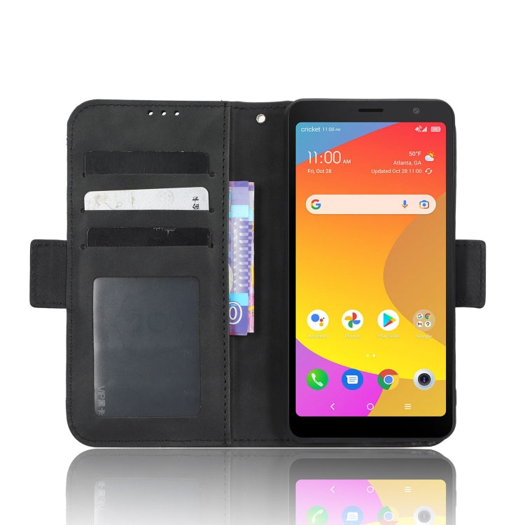 For TCL ION Z Skin Feel Calf Texture Card Slots Leather Phone Case