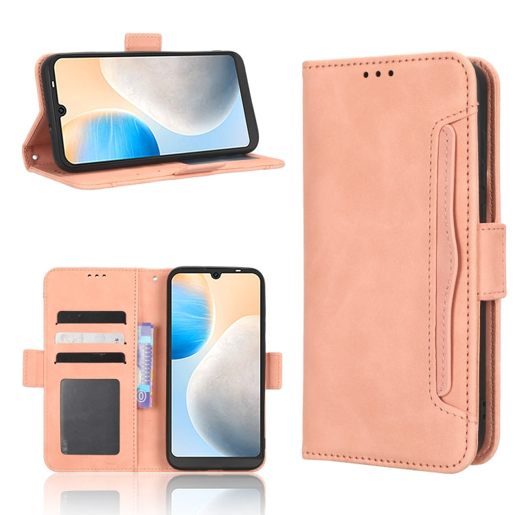 For Tecno Pop 6 BE7 Skin Feel Calf Texture Card Slots Leather Phone Case