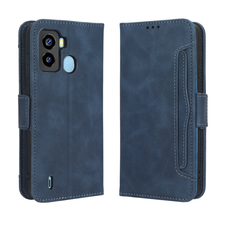 For Tecno Pop 6 BE7 Skin Feel Calf Texture Card Slots Leather Phone Case