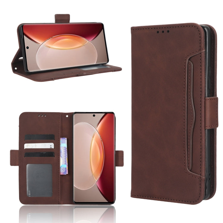 For vivo X90 5G Skin Feel Calf Texture Card Slots Leather Phone Case