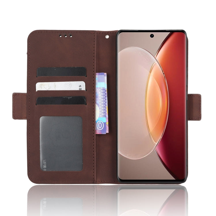 For vivo X90 5G Skin Feel Calf Texture Card Slots Leather Phone Case