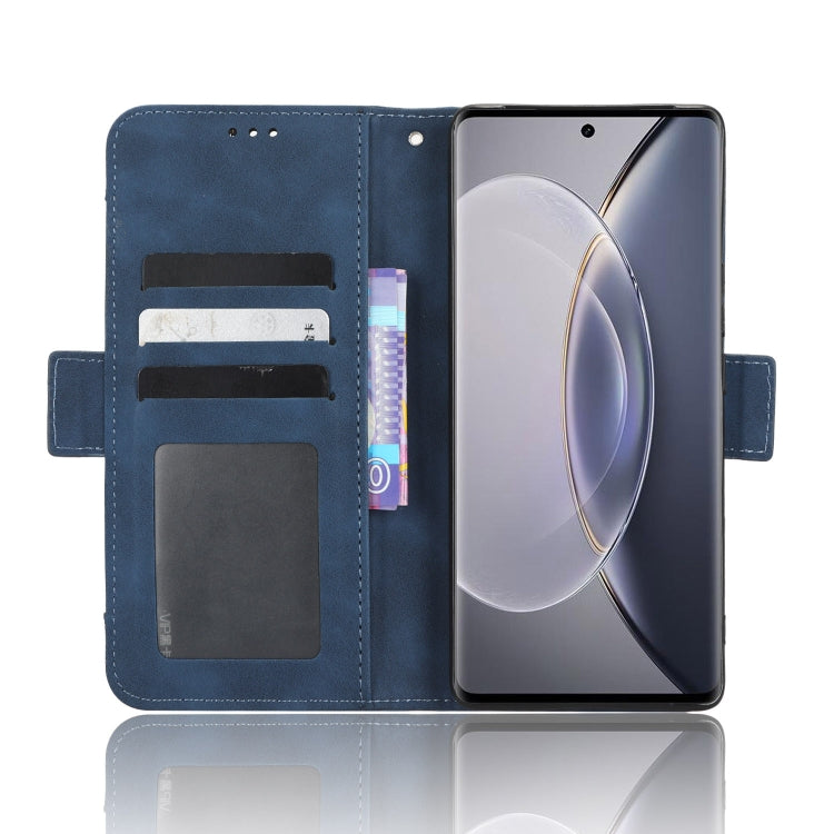 For vivo X90 Pro+ Skin Feel Calf Texture Card Slots Leather Phone Case