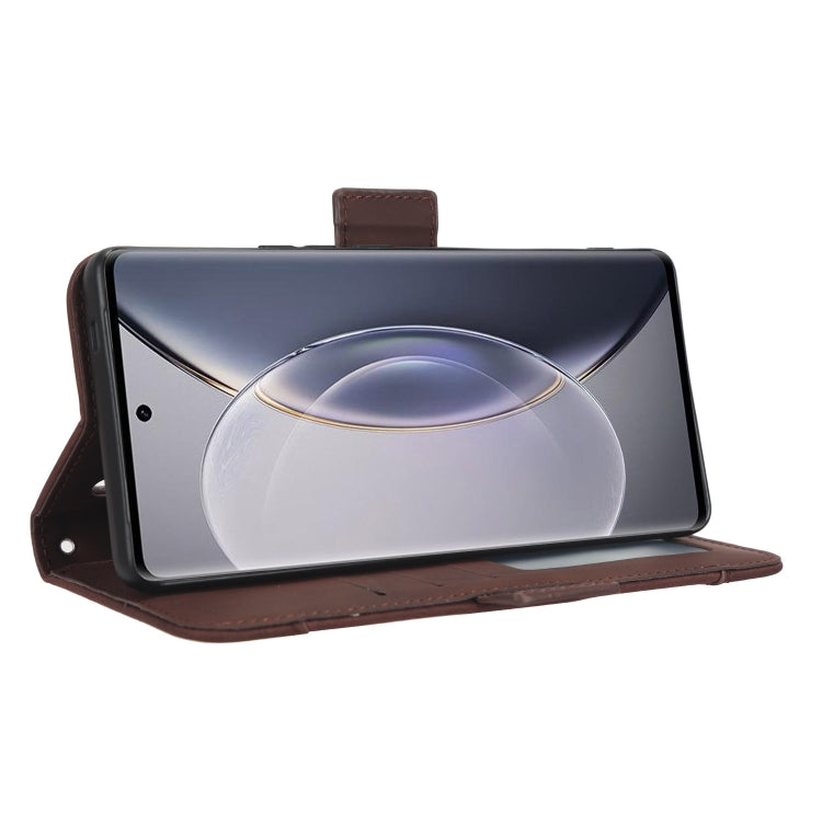 For vivo X90 Pro+ Skin Feel Calf Texture Card Slots Leather Phone Case