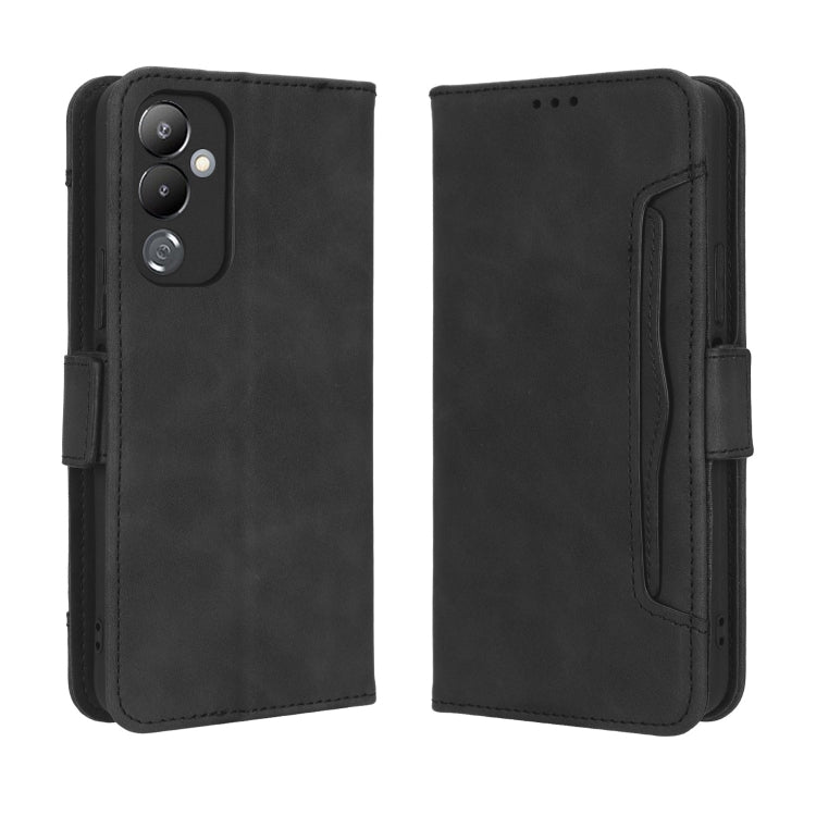 For Tecno Pova 4 Skin Feel Calf Texture Card Slots Leather Phone Case