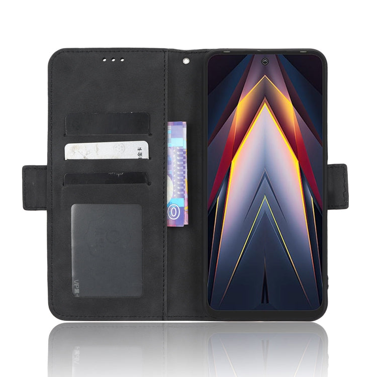 For Tecno Pova 4 Skin Feel Calf Texture Card Slots Leather Phone Case