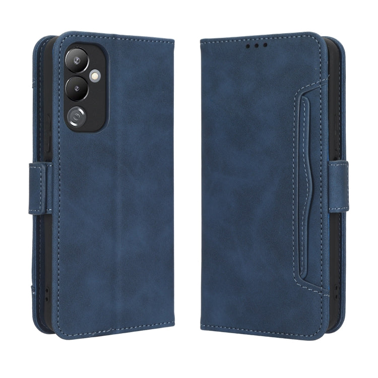 For Tecno Pova 4 Skin Feel Calf Texture Card Slots Leather Phone Case