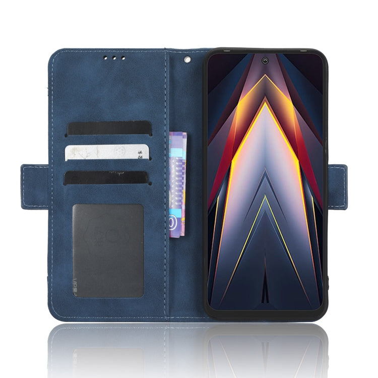 For Tecno Pova 4 Skin Feel Calf Texture Card Slots Leather Phone Case