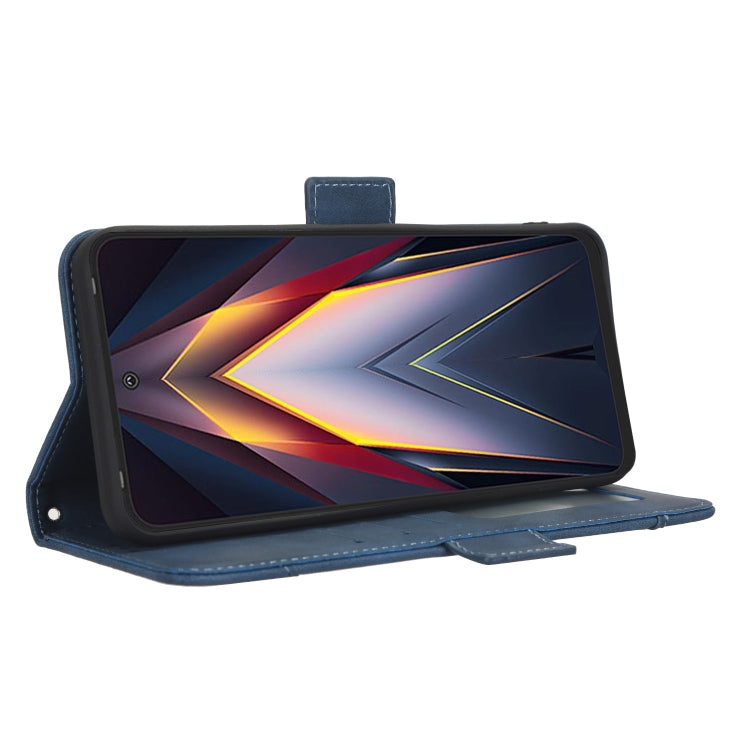 For Tecno Pova 4 Skin Feel Calf Texture Card Slots Leather Phone Case