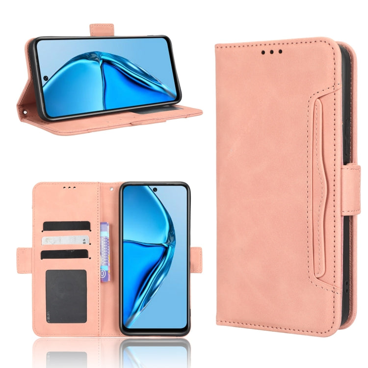 For Infinix Hot 20 4G X682B Skin Feel Calf Texture Card Slots Leather Phone Case