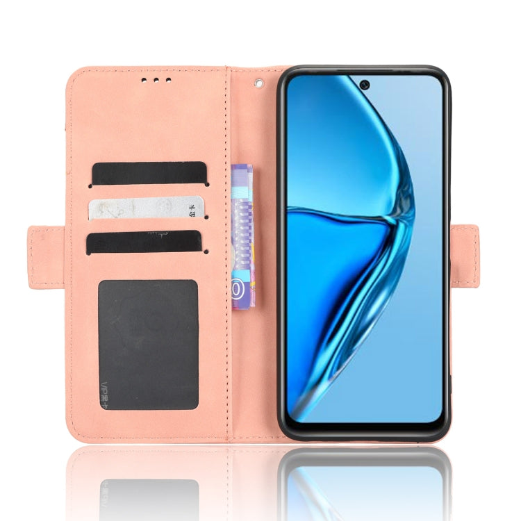 For Infinix Hot 20 4G X682B Skin Feel Calf Texture Card Slots Leather Phone Case