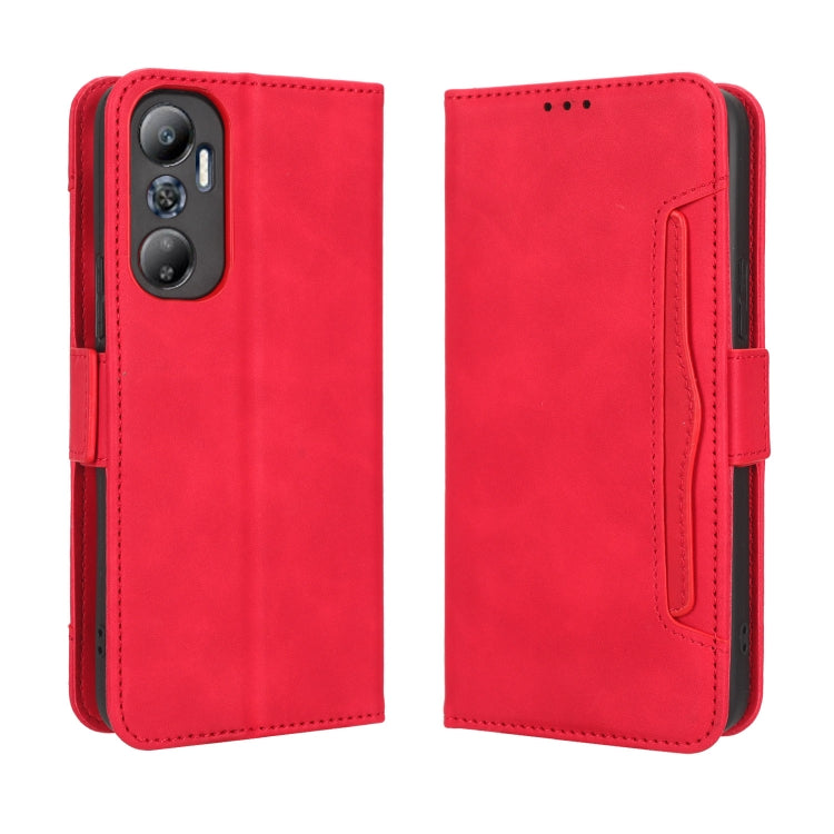 For Infinix Hot 20 4G X682B Skin Feel Calf Texture Card Slots Leather Phone Case