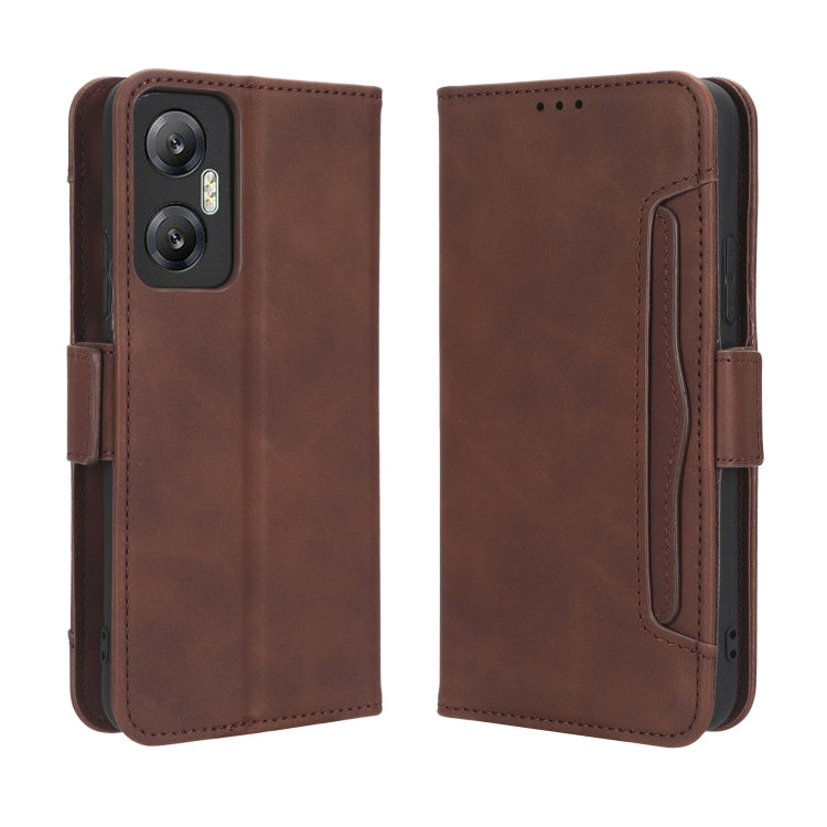 For Infinix Hot 20 5G X666B Skin Feel Calf Texture Card Slots Leather Phone Case